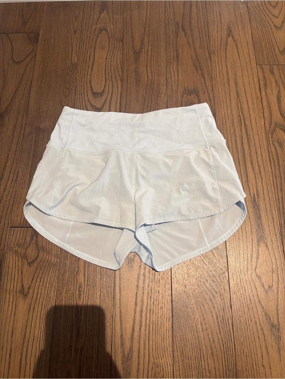 Lululemon Speed Up Lined 2.5 Shorts 4 Light Baby Blue Gym Workout